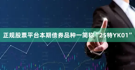正规股票平台　　本期债券品种一简称“25特YK01”