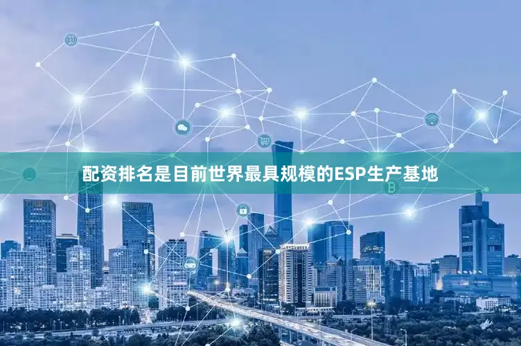 配资排名是目前世界最具规模的ESP生产基地